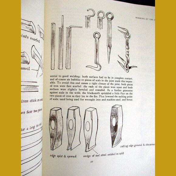 Book - The Blacksmith: Ironworker and Farrier, by Aldren A Watson - Picture 8 of 16